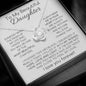 Gift for Daughter "Most Beautiful Chapter" Love Knot Necklace