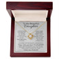 Gift for Daughter "Most Beautiful Chapter" Love Knot Necklace