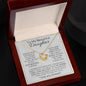 Gift for Daughter "Most Beautiful Chapter" Love Knot Necklace
