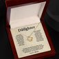 Gift for Daughter "You Make Me Proud" Love Knot Necklace from Mom
