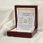 Gift for Daughter "Most Beautiful Chapter" Love Knot Necklace
